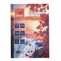 Papier fotograficzny A4 Blue Swan 120g/m² błyszczący 100 sztuk wodoodporny szybkoschnący