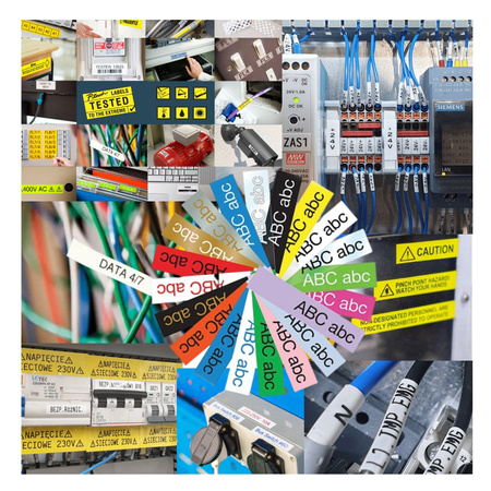 Taśma do DYMO D1 12mm 45020 7m S0720600