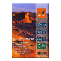 Papier fotograficzny A3 Blue Swan 200g/m² matowy 50 sztuk dwustronny wodoodporny szybkoschnący
