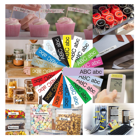 Taśma do BROTHER TZe-251 24mm 8m biała TZ-251