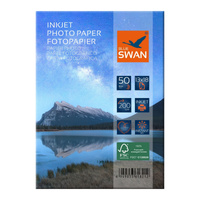 Papier fotograficzny 13x18 Blue Swan 200g/m² błyszczący 50 sztuk wodoodporny szybkoschnący