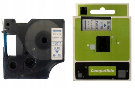 Taśma do DYMO D1 12mm 45014 7m S0720540