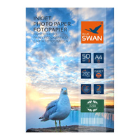 Papier fotograficzny A4 Blue Swan 200g/m² błyszczący 50 sztuk dwustronny wodoodporny szybkoschnący