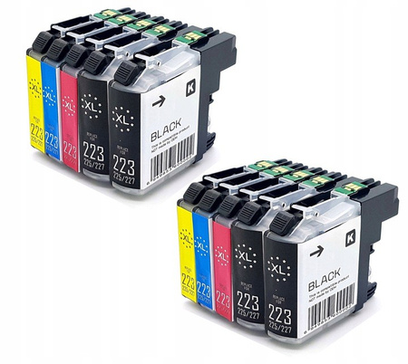 10 x Tusz do BROTHER LC223 DCP-J4120DW DCP-J562DW