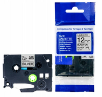 Taśma do BROTHER TZe-931 12mm 8m srebrna TZ-931