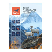 Papier fotograficzny A4 Blue Swan 180g/m² błyszczący 100 sztuk wodoodporny szybkoschnący