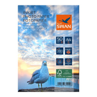 Papier fotograficzny A4 Blue Swan 200g/m² błyszczący 50 sztuk wodoodporny szybkoschnący 