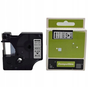 Taśma do DYMO D1 9mm 40913 BIAŁA 7m S0720680