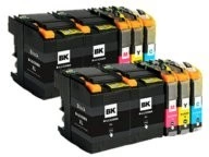 10 x Tusz do BROTHER LC529/525 DCP-J105 J100 MFC-J200