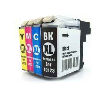 Zestaw tuszy do Brother LC123